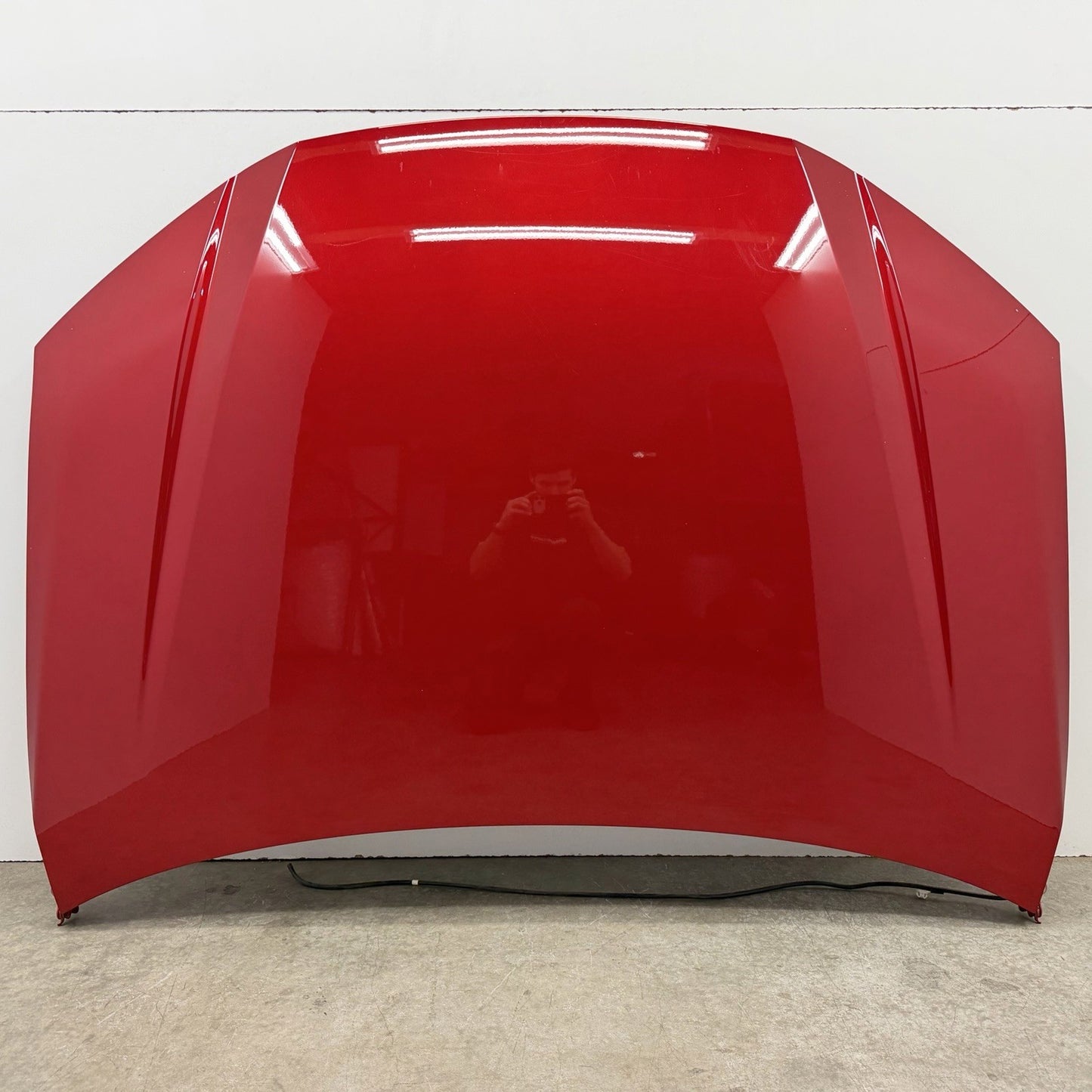 25-26 Toyota Camry Front Hood Panel Complete W/ Hinges Supersonic Red OEM
