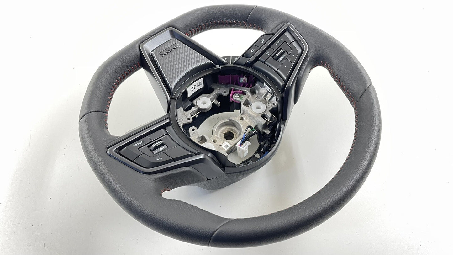 22-26 Subaru WRX Driver Steering Wheel With Paddle Shifters Leather Black OEM