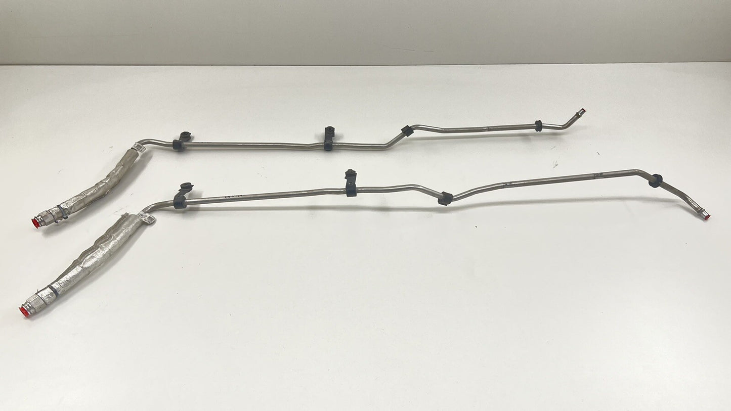 22-24 CADILLAC CT4 V BLACKWING REAR DIFF DIFFERENTIAL OIL COOLER LINE PAIR OEM