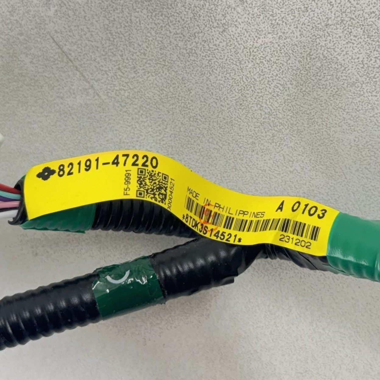 23-25 Toyota Prius Passenger Right Front Seat Wiring Wire Harness Complete OEM