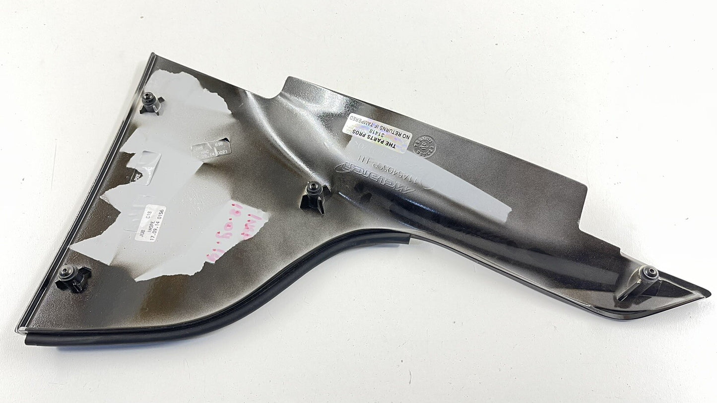 15-17 MCLAREN 650S SPIDER EXTERIOR LEFT UPPER PILLAR PANEL TRIM 11A5405SP OEM