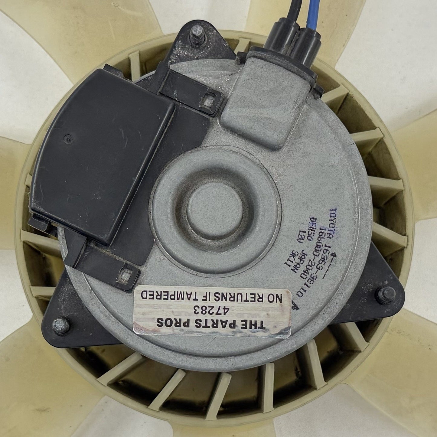 08-14 Lexus IS F Radiator Cooling Fan Motor With Fan Blade 16363-38110 OEM