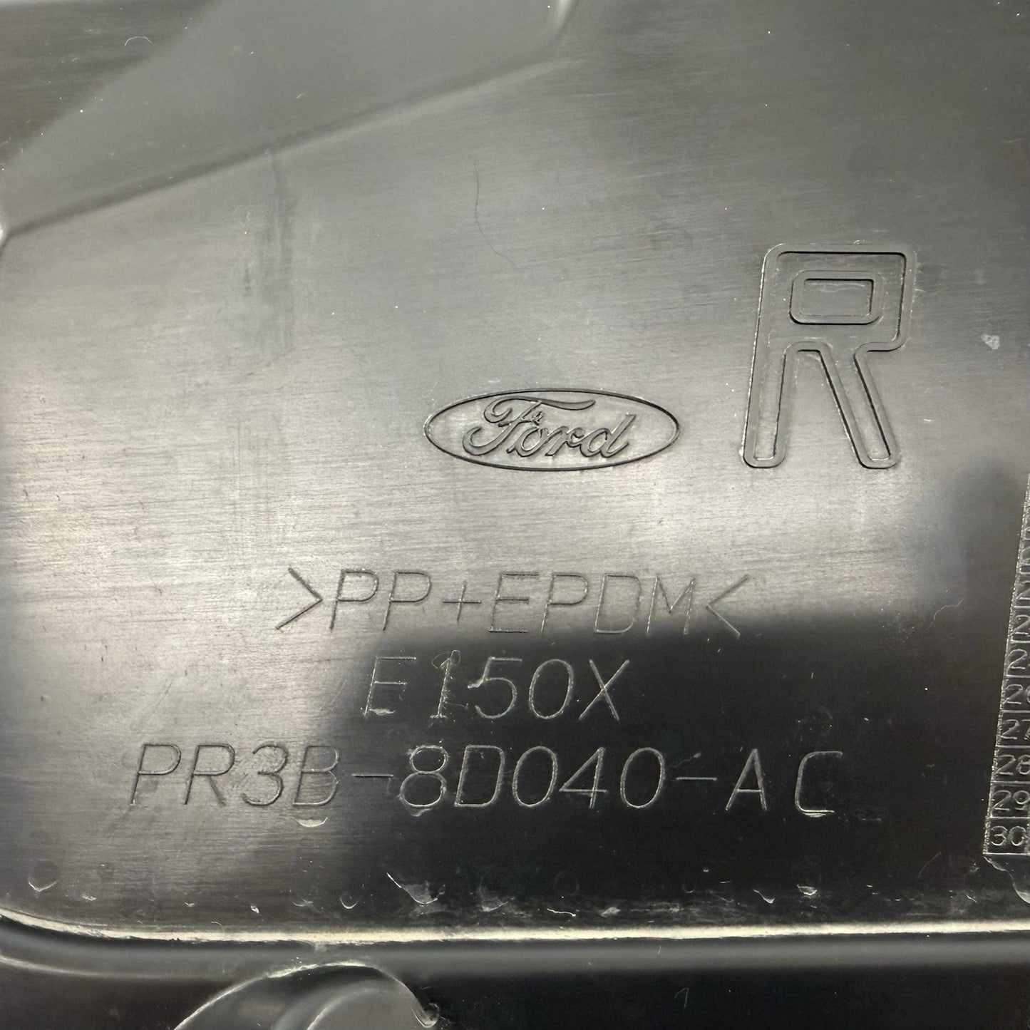24-26 Ford Mustang GT Performance Pack Front Bumper Right Lower Grille Trim OEM