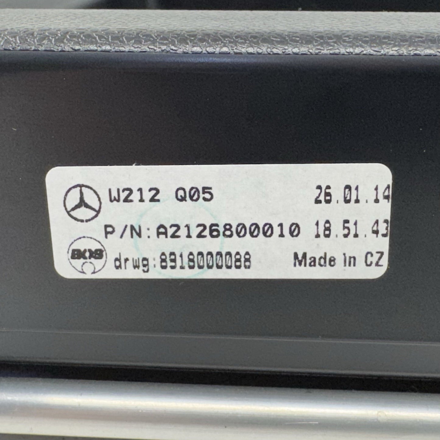 12-18 Mercedes W218 CLS550 Trunk Comfort Box Cargo Storage Compartment Tray OEM