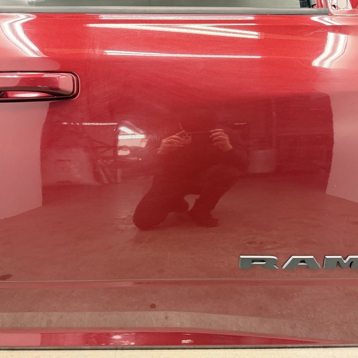 19-22 Ram 2500 3500 Crew Cab Right Front Door Shell Complete Acoustic Glass OEM