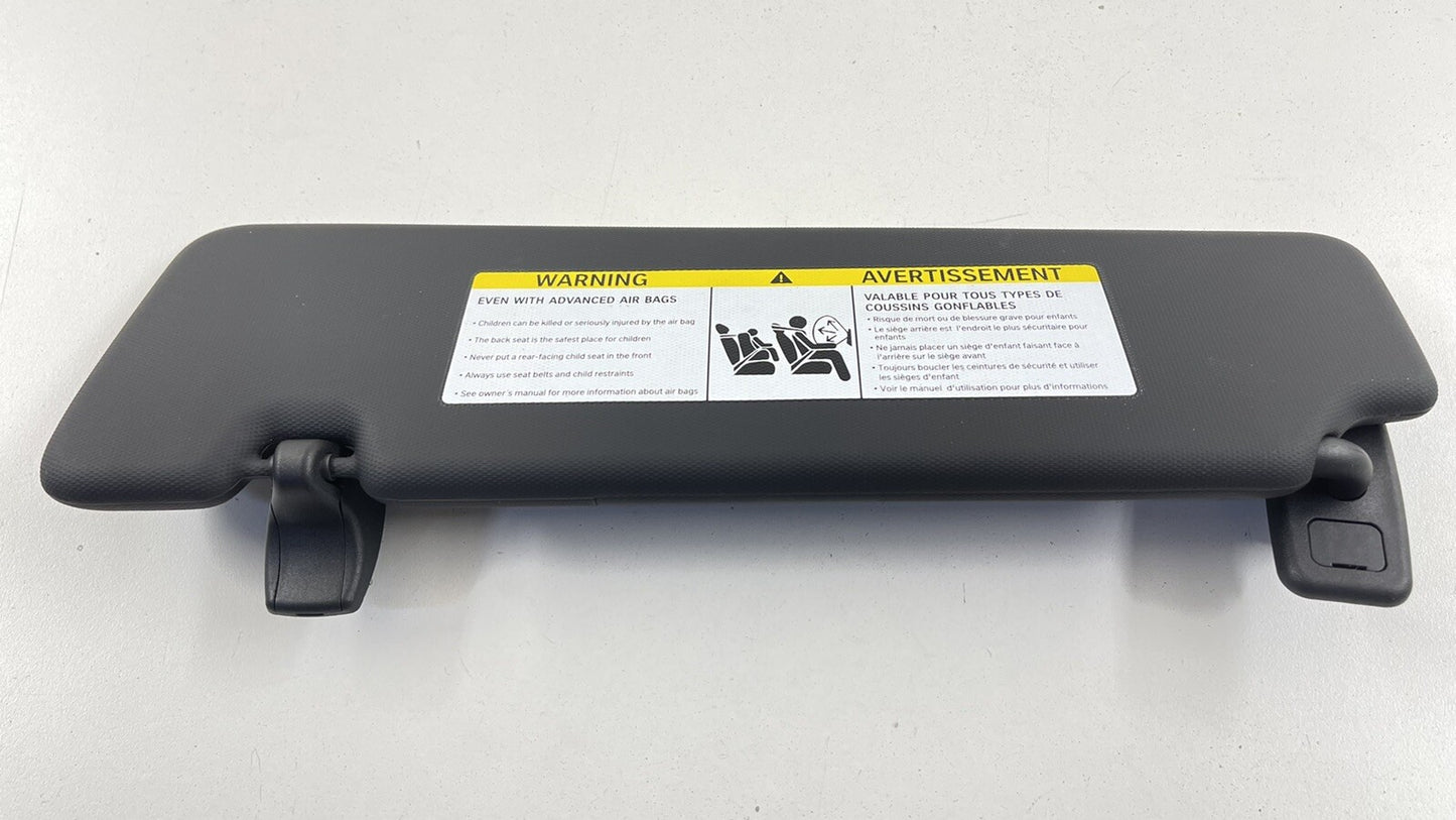 20-23  TOYOTA SUPRA PASSENGER RIGHT FRONT SUNVISOR SUN VISOR BLACK OEM