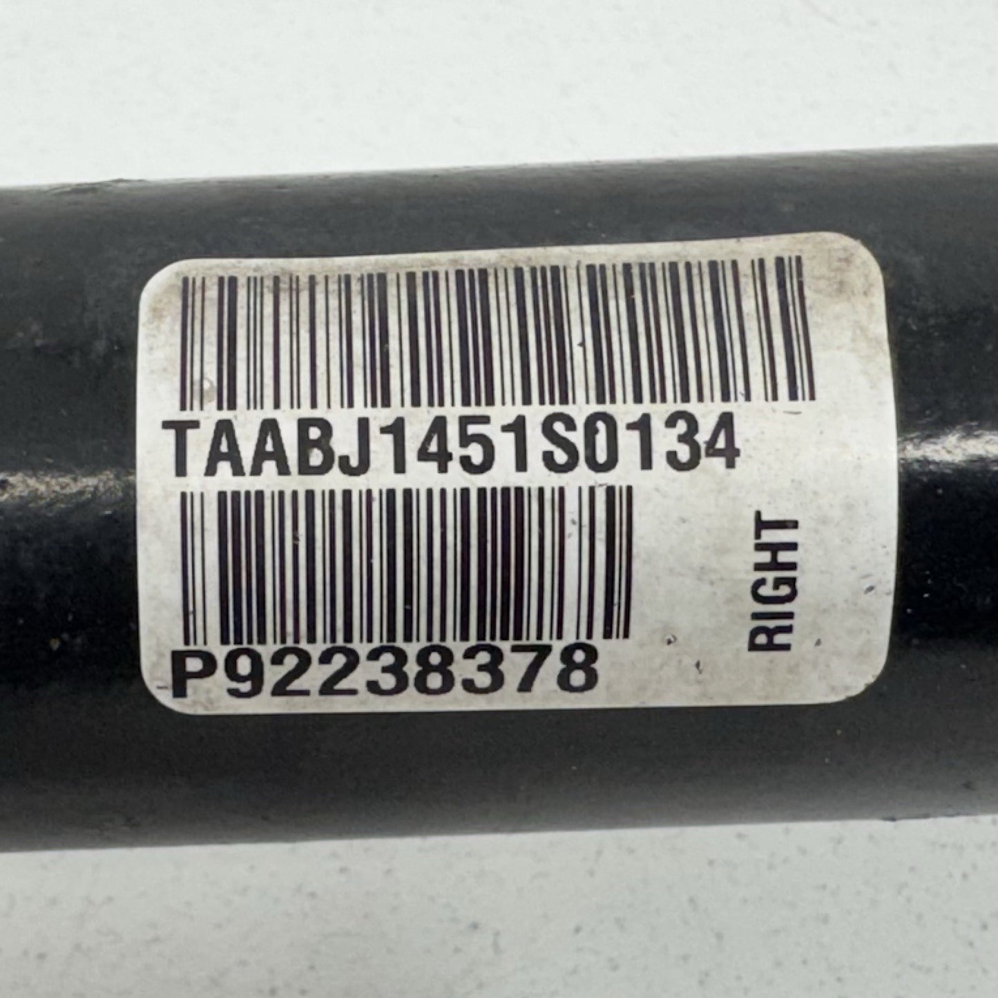 10-15 Chevrolet Camaro SS Passenger Right Rear CV Axle Shaft 92238378 OEM