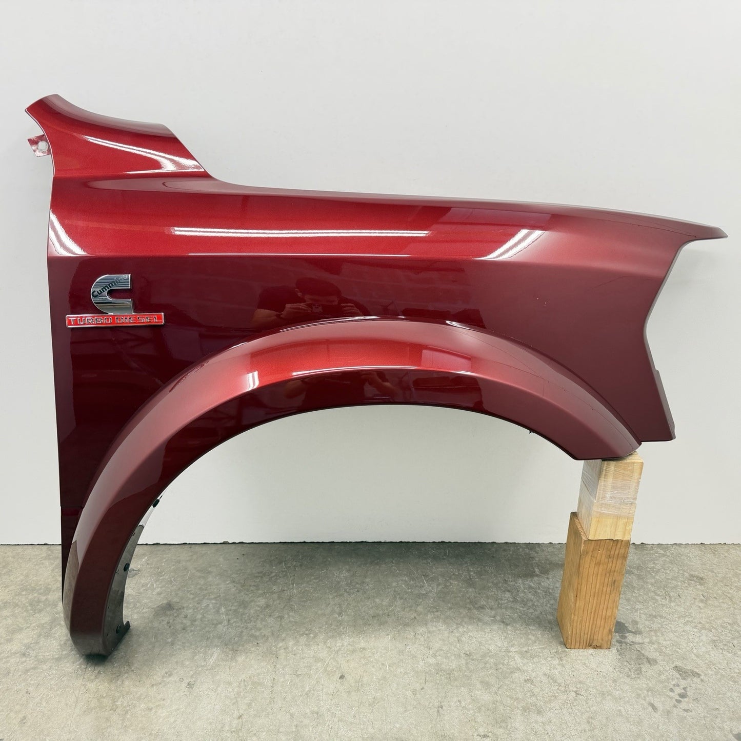 19-24 Ram 4500 5500 Passenger Right Front Fender Panel W/ Flare Velvet Red OEM
