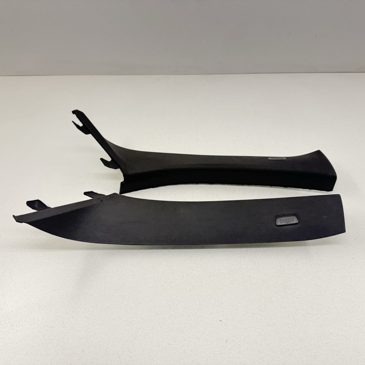 18-24 BMW G01 X3 A B Pillar Upper Interior Trim Set Left & Right Black OEM