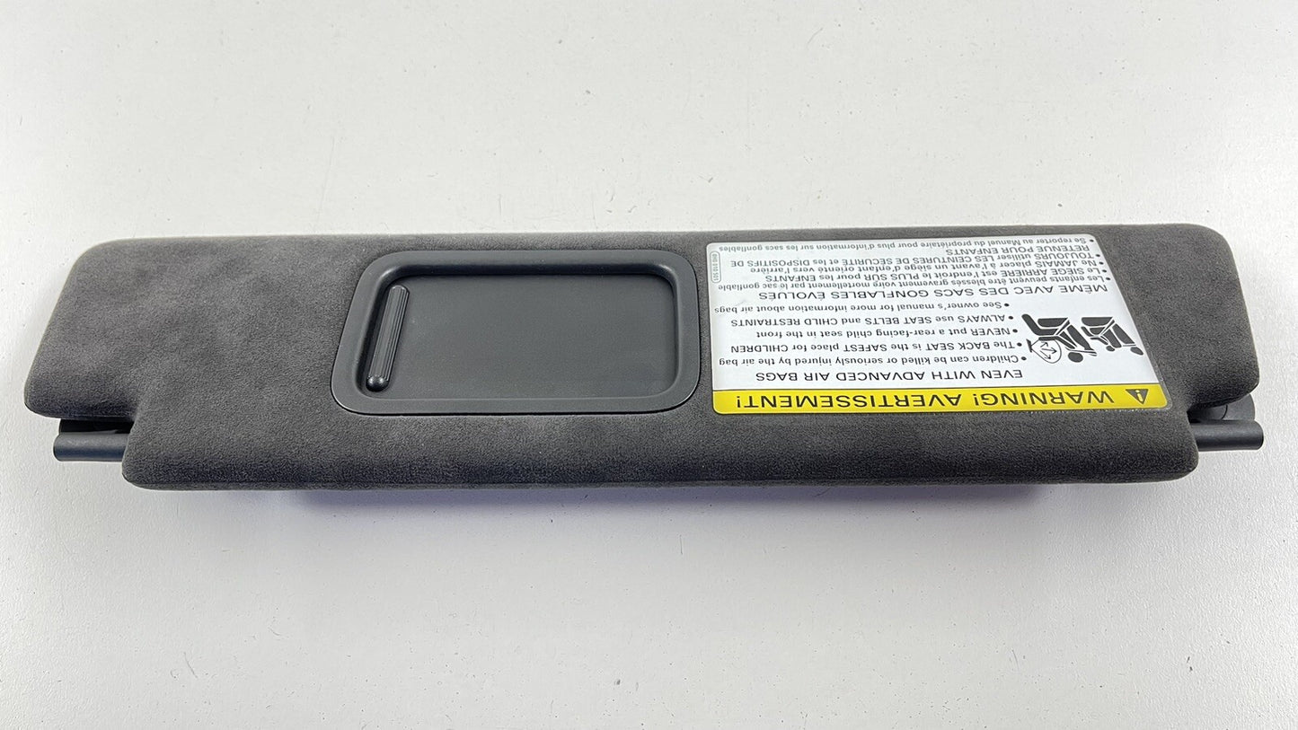 17-22 AUDI R8 PLUS PASSENGER RIGHT FRONT SUNVISOR SUN VISOR SHADE BLACK OEM