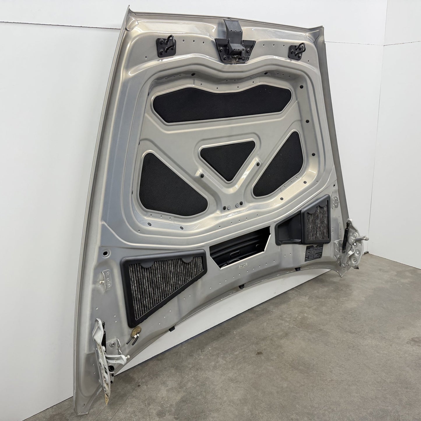 2014-2018 Bentley Flying Spur Front Hood Panel Complete W/ Hinges Silver OEM