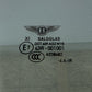 14-18 Bentley Flying Spur Passenger Right Front Door Glass Window Dual Pane OEM