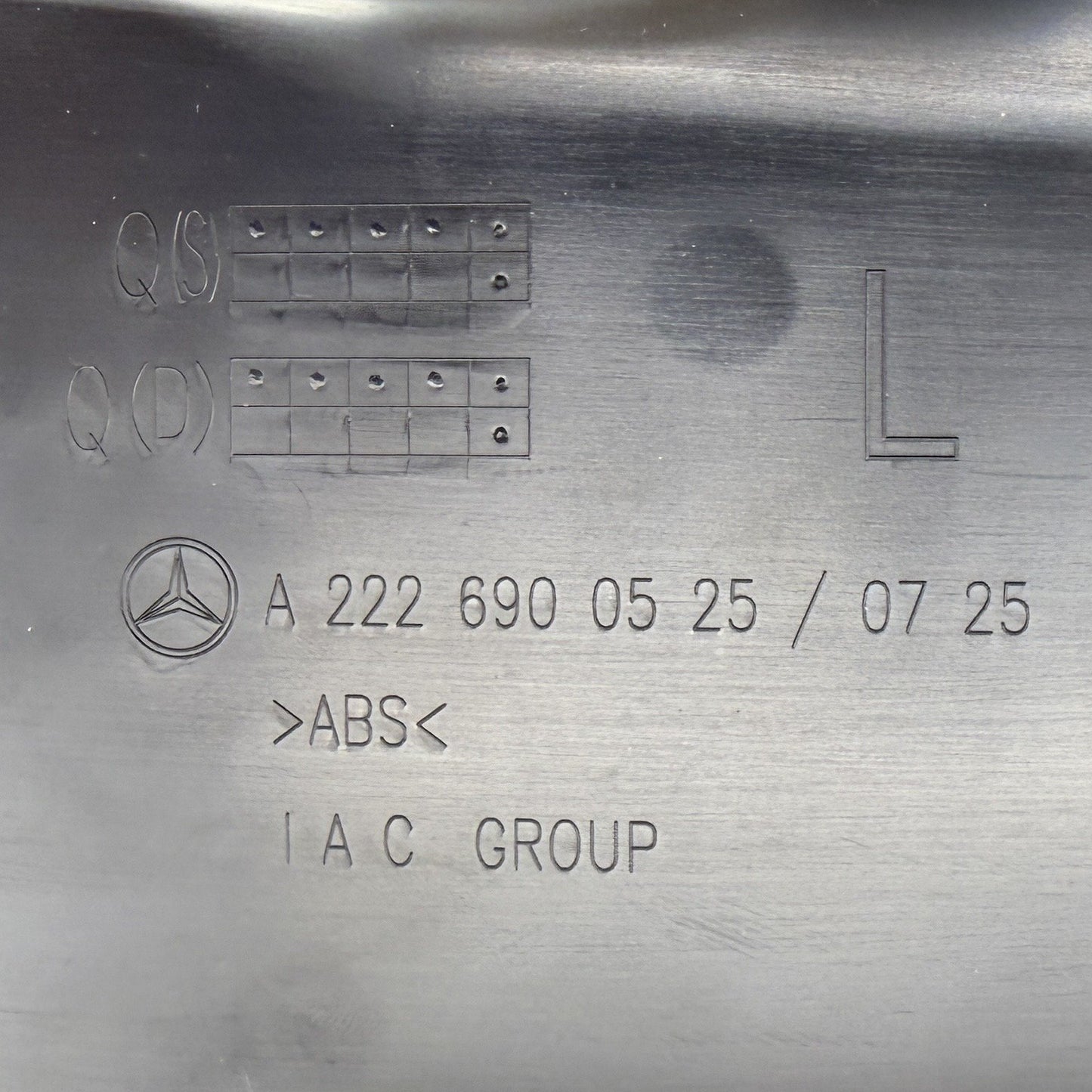 2014-2017 Mercedes-Benz S550 W222 Left Upper B Pillar Interior Trim Cover OEM