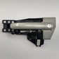 08-15 Audi TT Driver Left Exterior Door Handle Assembly Ice Silver OEM