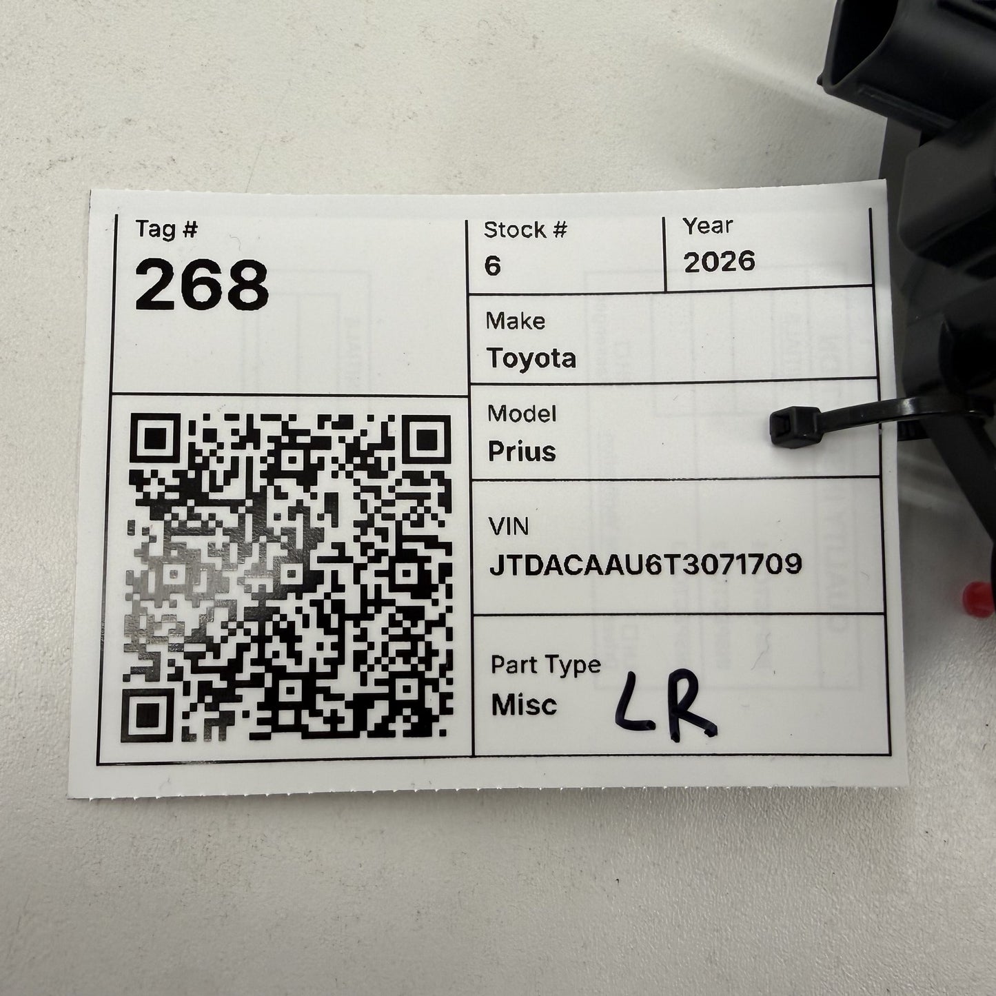 2023-2026 Toyota Prius Driver Left Rear Blind Spot Radar Sensor 88162-30021 OEM