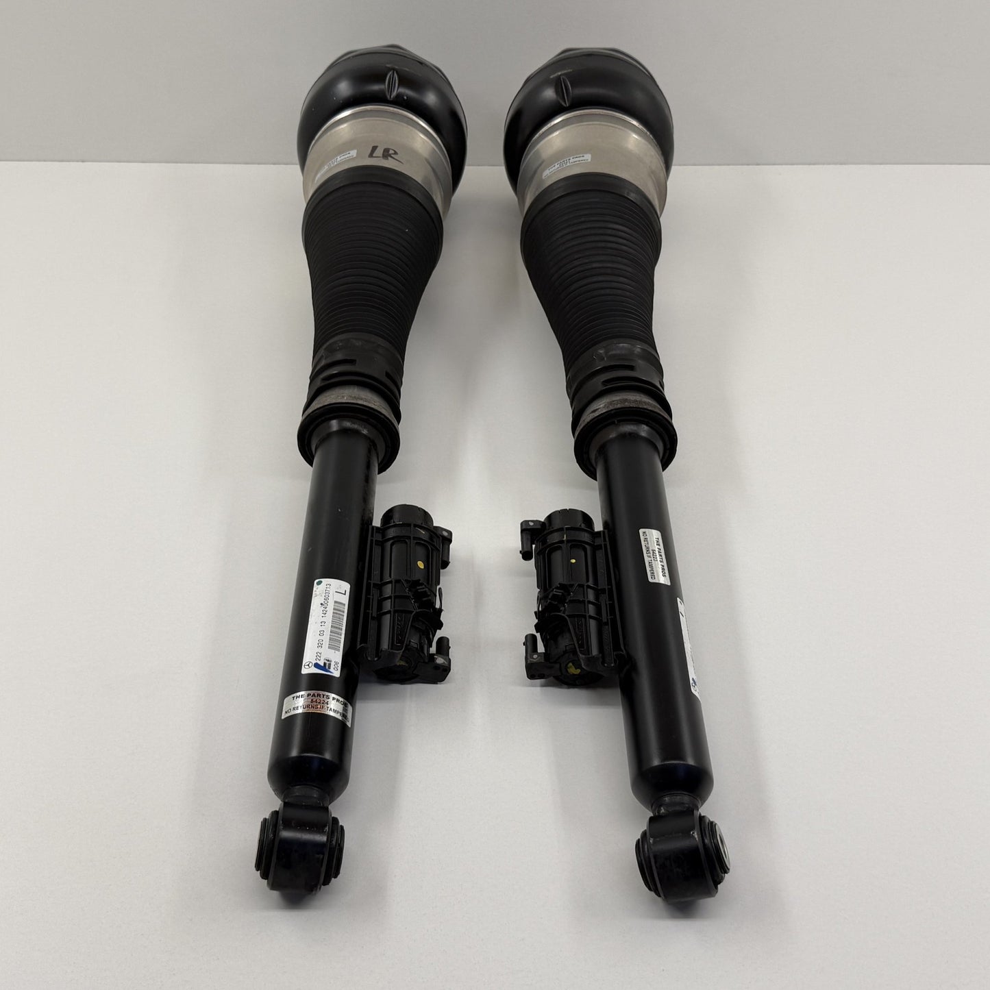 2014-2017 Mercedes-Benz S550 W222 Rear Air Suspension Shock Strut Pair OEM