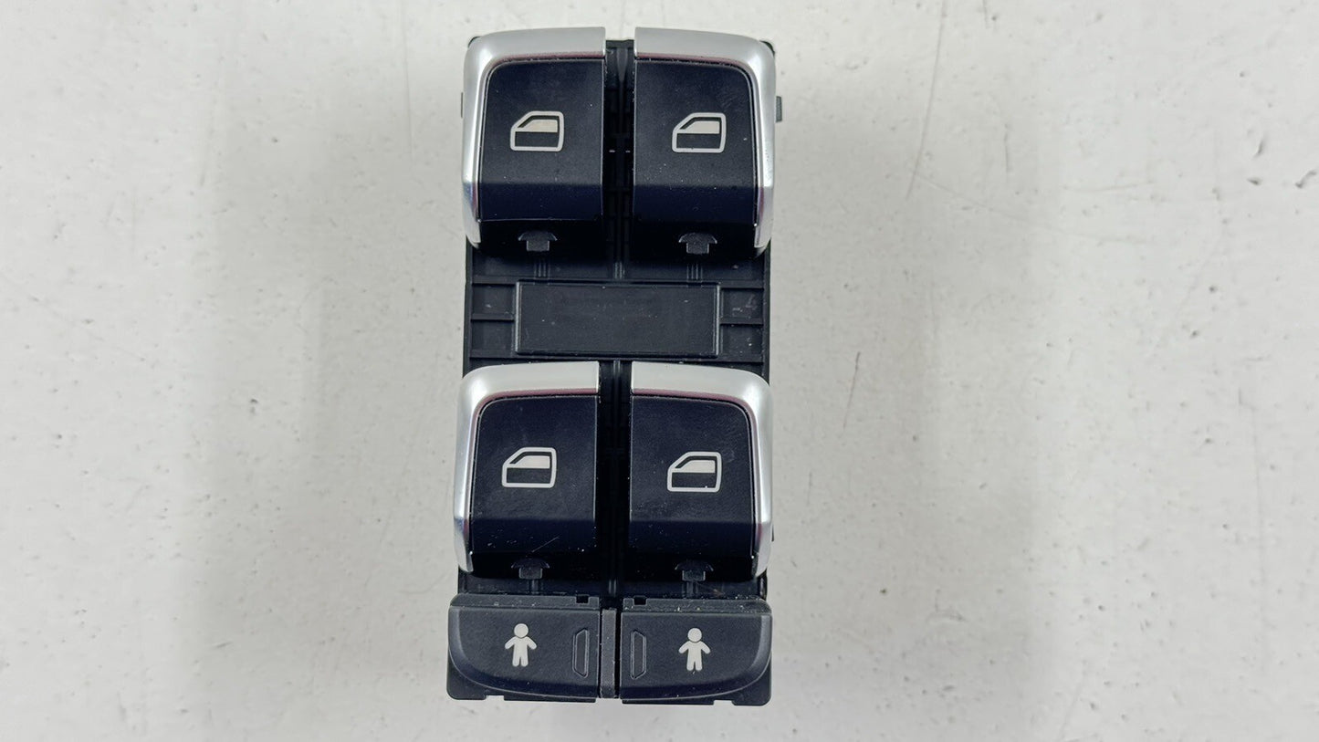 11-18 AUDI A8 S8 DRIVER LEFT FRONT MASTER WINDOW CONTROL SWITCH 4H0959851E OEM