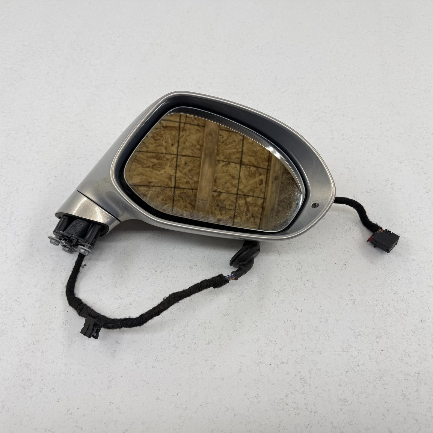 2014-2018 Bentley Flying Spur Right Front Door Mirror Side View Silver OEM