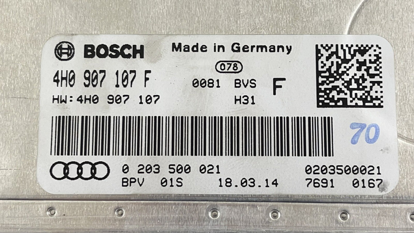 15-18 Audi A8 S8 Adaptive Cruise Distance Radar Control Module 4H0907107F OEM