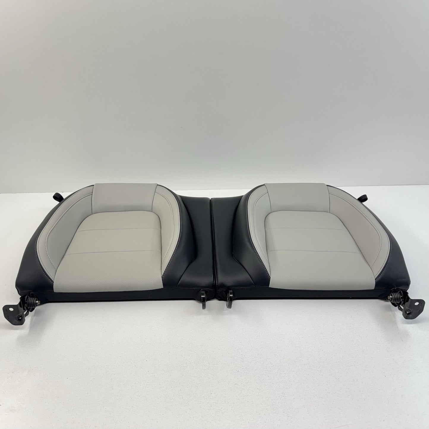 24-26 Ford Mustang GT Premium Rear Seat Set Upper & Lower Leather Space Gray OEM