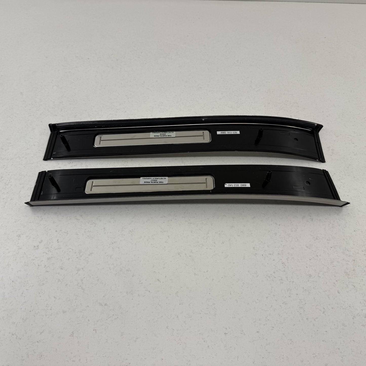 2014-2018 Bentley Flying Spur Door Sill Scuff Kick Plate Set Front & Rear OEM