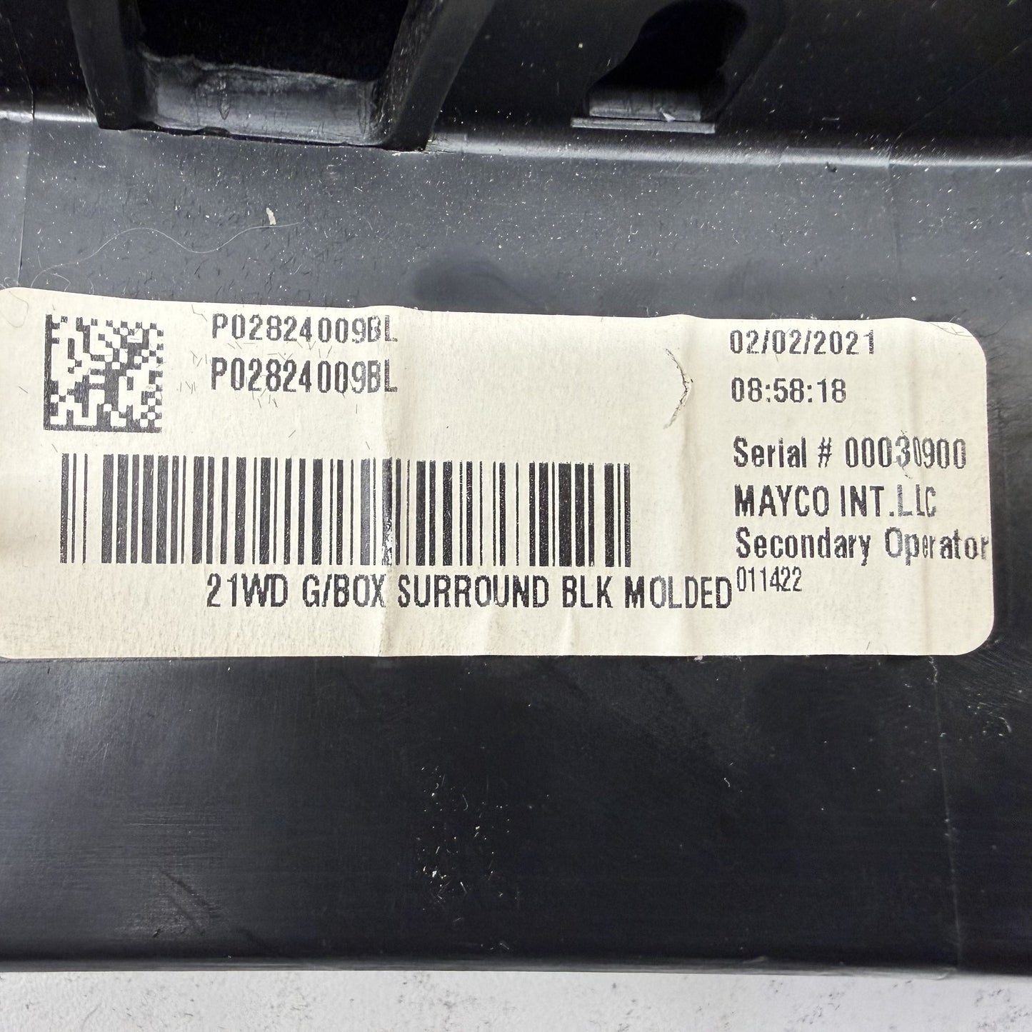 2021-2026 Dodge Durango Dashboard Glove Box Storage Compartment Black OEM