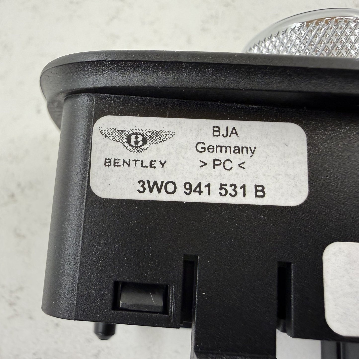 2014-2018 Bentley Flying Spur Headlight Lamp Control Switch 3W0941531B OEM