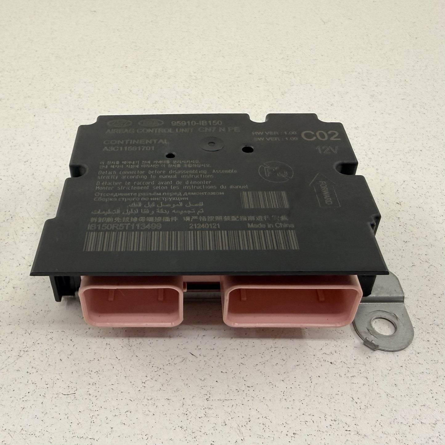 24-26 Hyundai Elantra N Airbag Air Bag SRS Restraint Module 95910-IB150 OEM