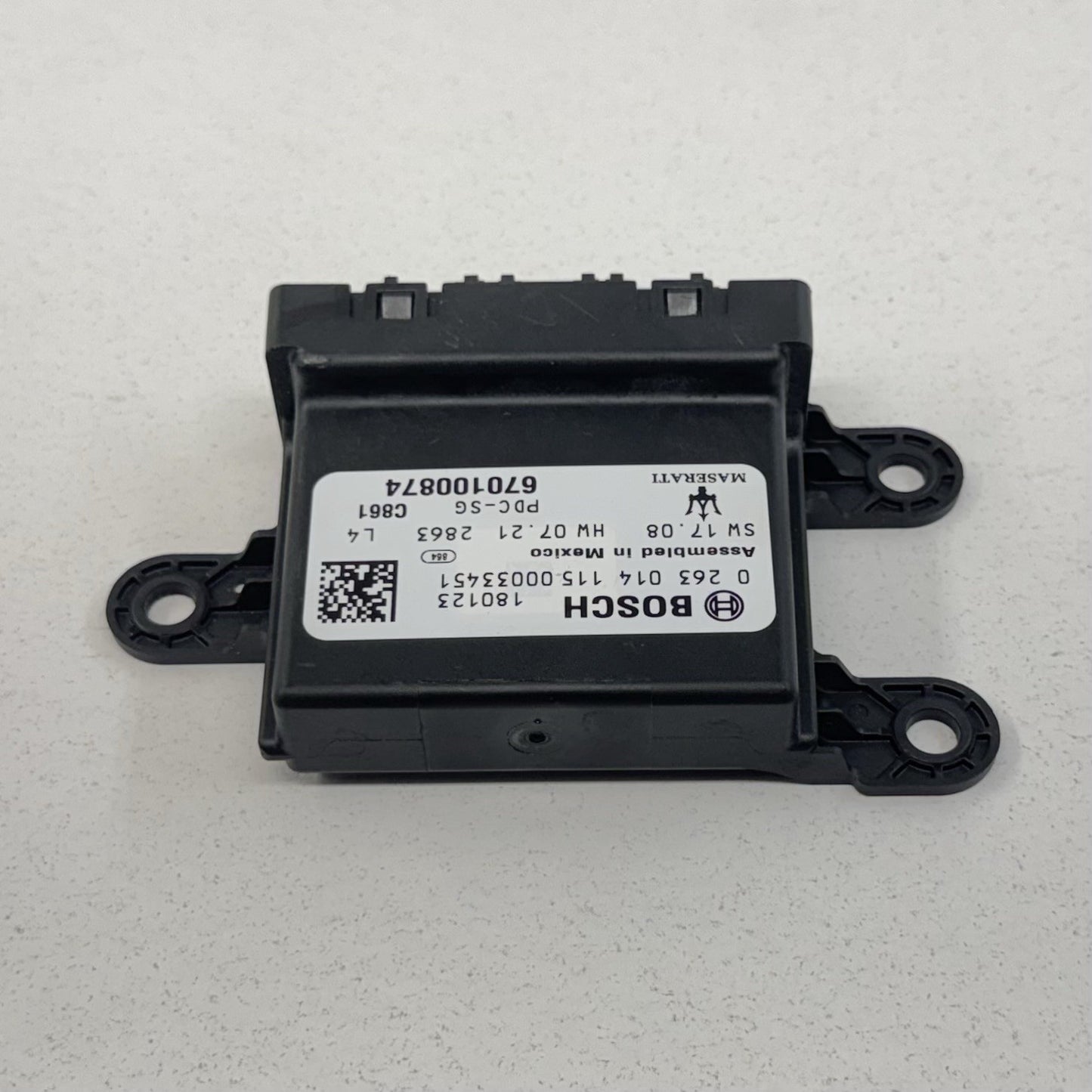 17-24 Maserati Ghibli Parking Park Assist Aid Control Module 670100874 OEM