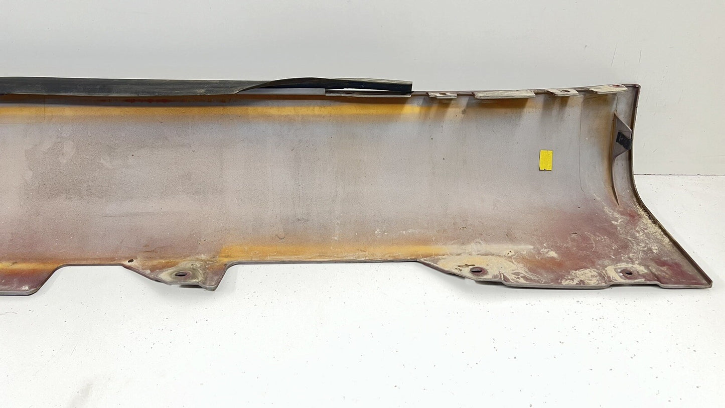 07-09 ASTON MARTIN VANTAGE LEFT SIDE SKIRT ROCKER PANEL COVER MERLOT RED OEM