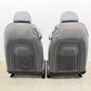 08-15 Audi TT Front Bucket Recaro Power Seat Pair Leather Suede OEM