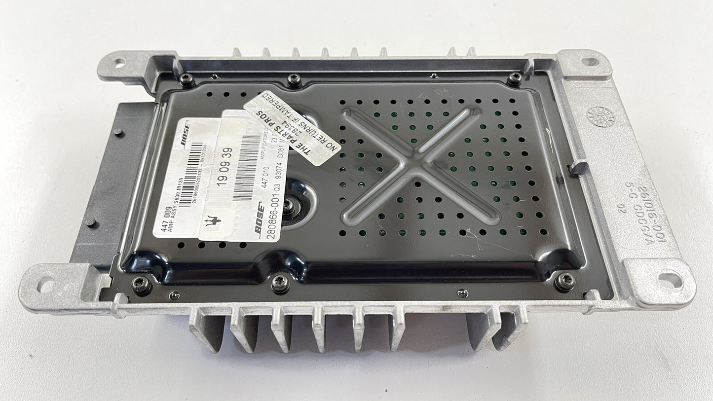 03-12 MASERATI QUATTROPORTE BOSE AUDIO AMPLIFIER AMP 447 010 OEM