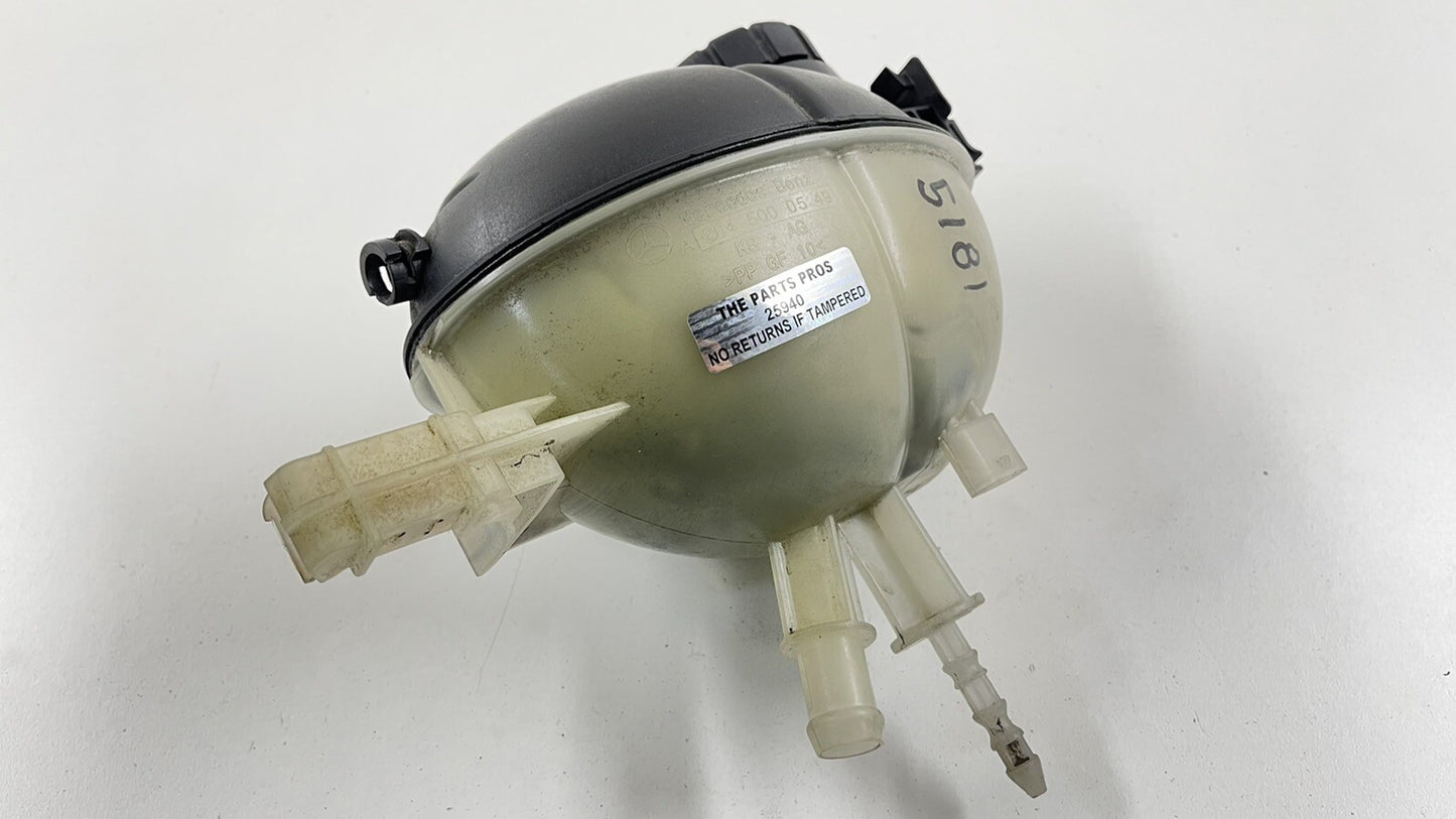 08-14 Mercedes C250 W204 Coolant Reservoir Overflow Expansion Tank Bottle OEM