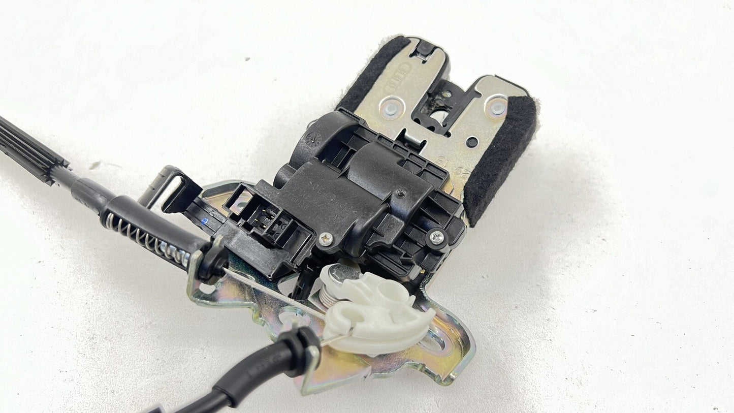 11-18 AUDI A8 REAR TRUNK LOCK LATCH ACTUATOR MECHANISM 4H0.827.505.A OEM