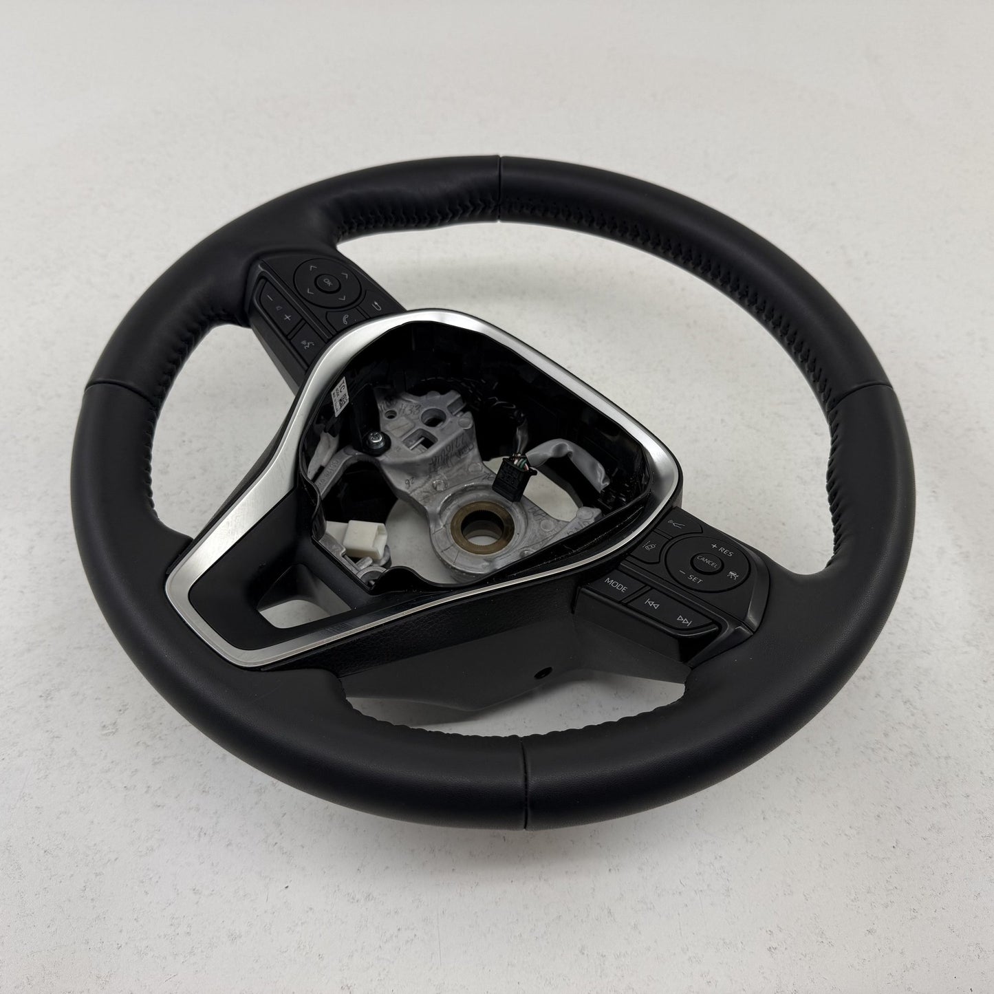 2019-2025 Toyota RAV4 Hybrid Driver Steering Wheel Heated Black Leather OEM