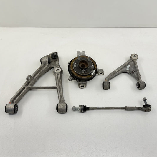 01-04 Chevrolet Corvette C5 Z06 Left Rear Knuckle Hub W/ Control Arm Set OEM