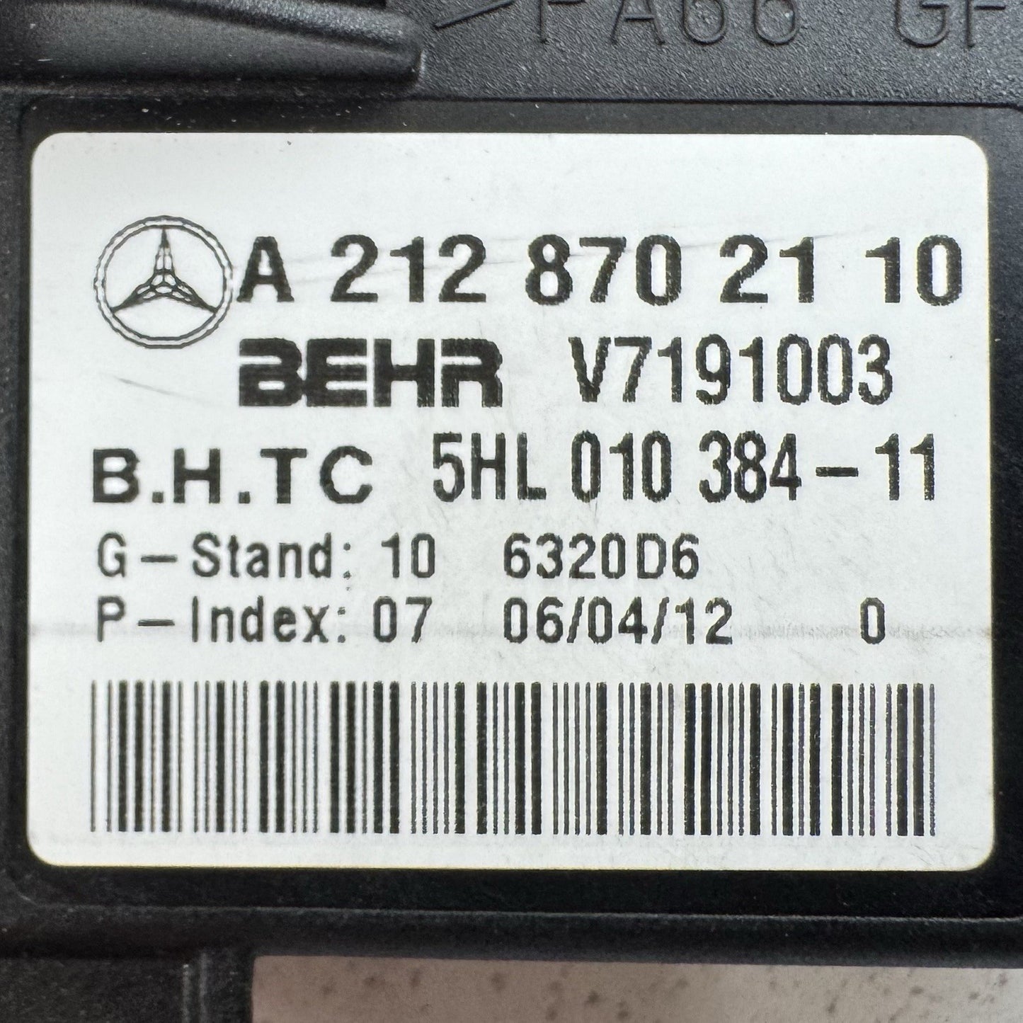 08-14 Mercedes W204 C250 HVAC Heater Blower Motor Resistor 2128702110 OEM