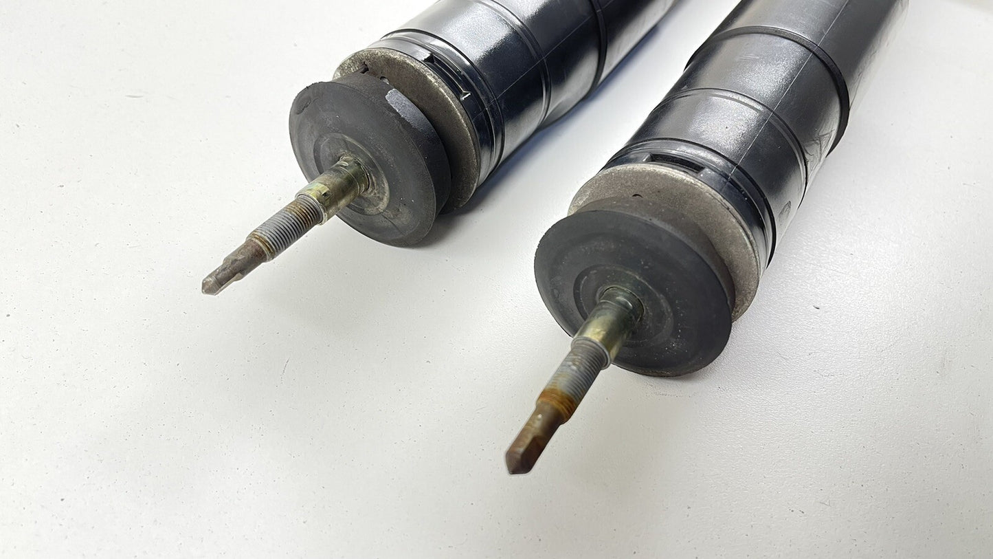 03-09 MERCEDES BENZ E350 W211 LEFT RIGHT REAR ADAPTIVE SHOCK ABSORBER PAIR OEM