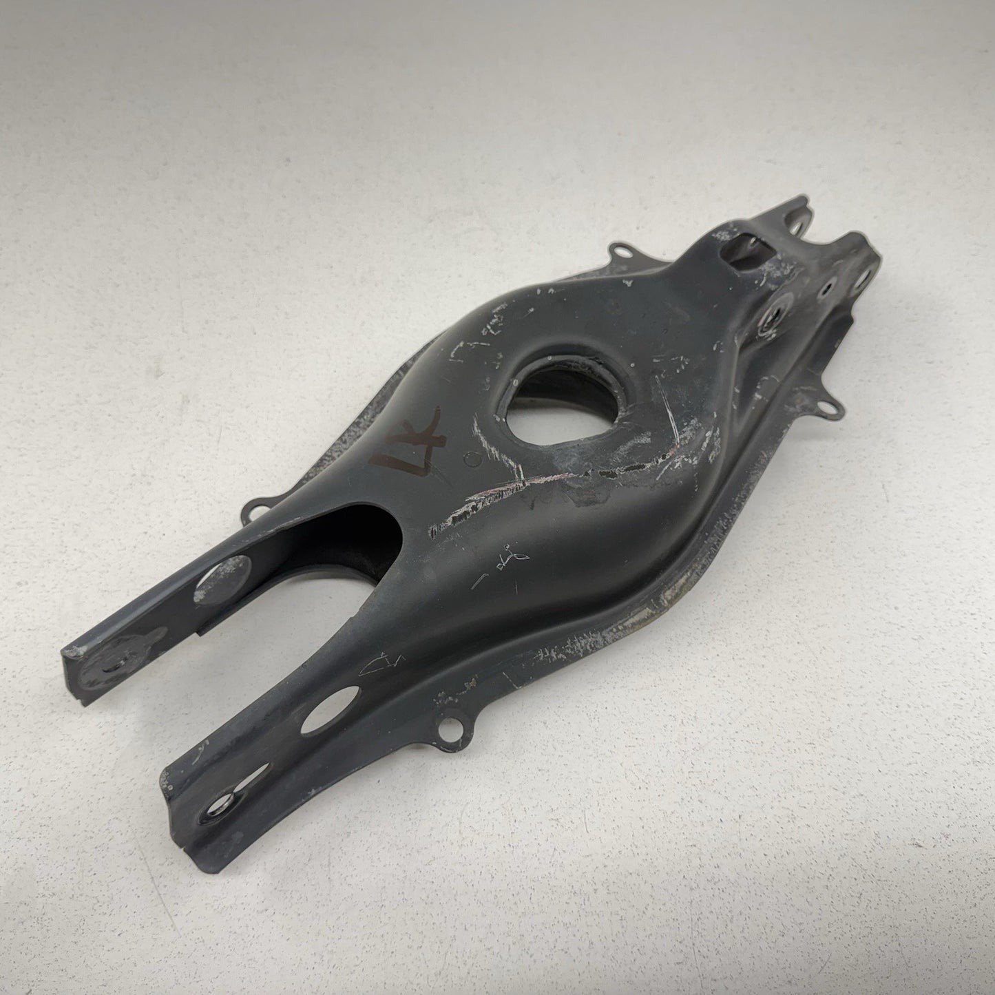 12-18 Mercedes W218 CLS550 Left Rear Knuckle W/ Control Arm Suspension Set OEM
