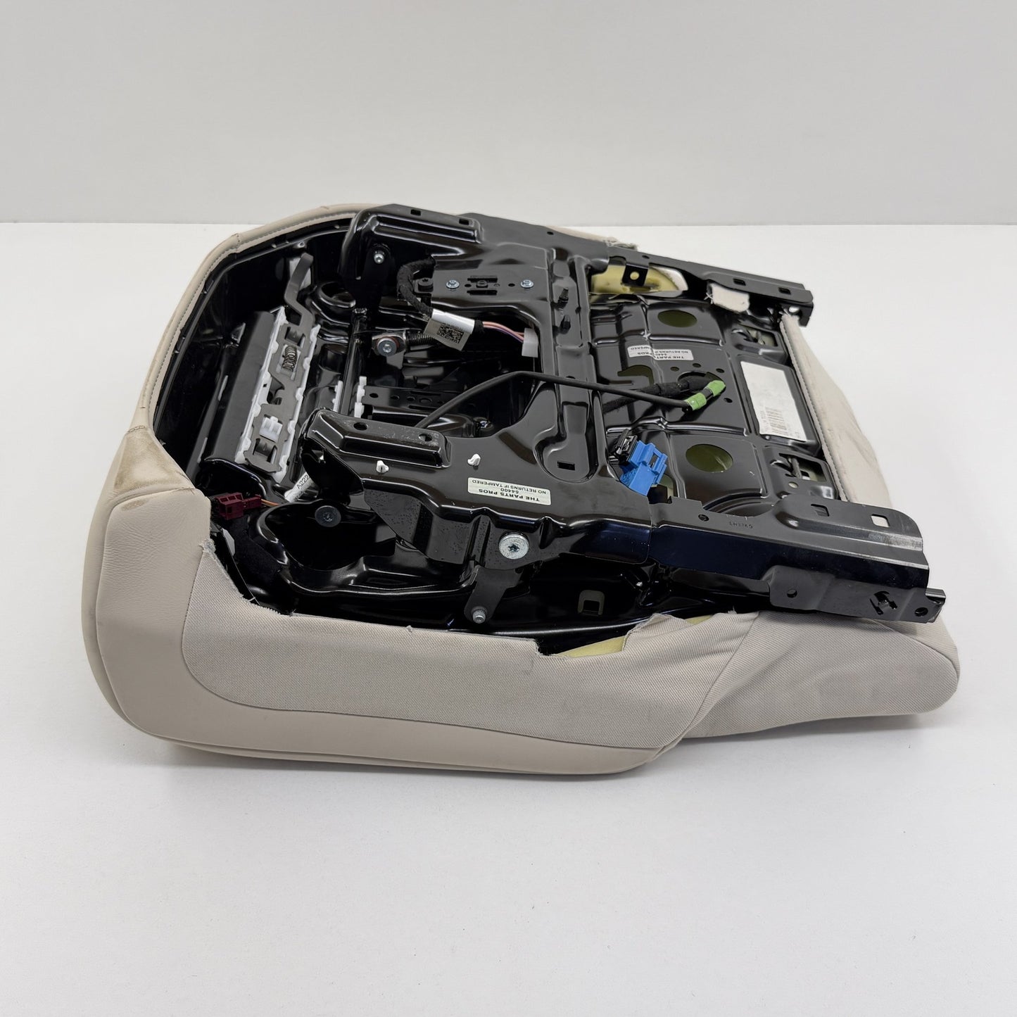 2014-2017 Mercedes-Benz S550 W222 Left Rear Power Seat Lower Cushion Beige OEM