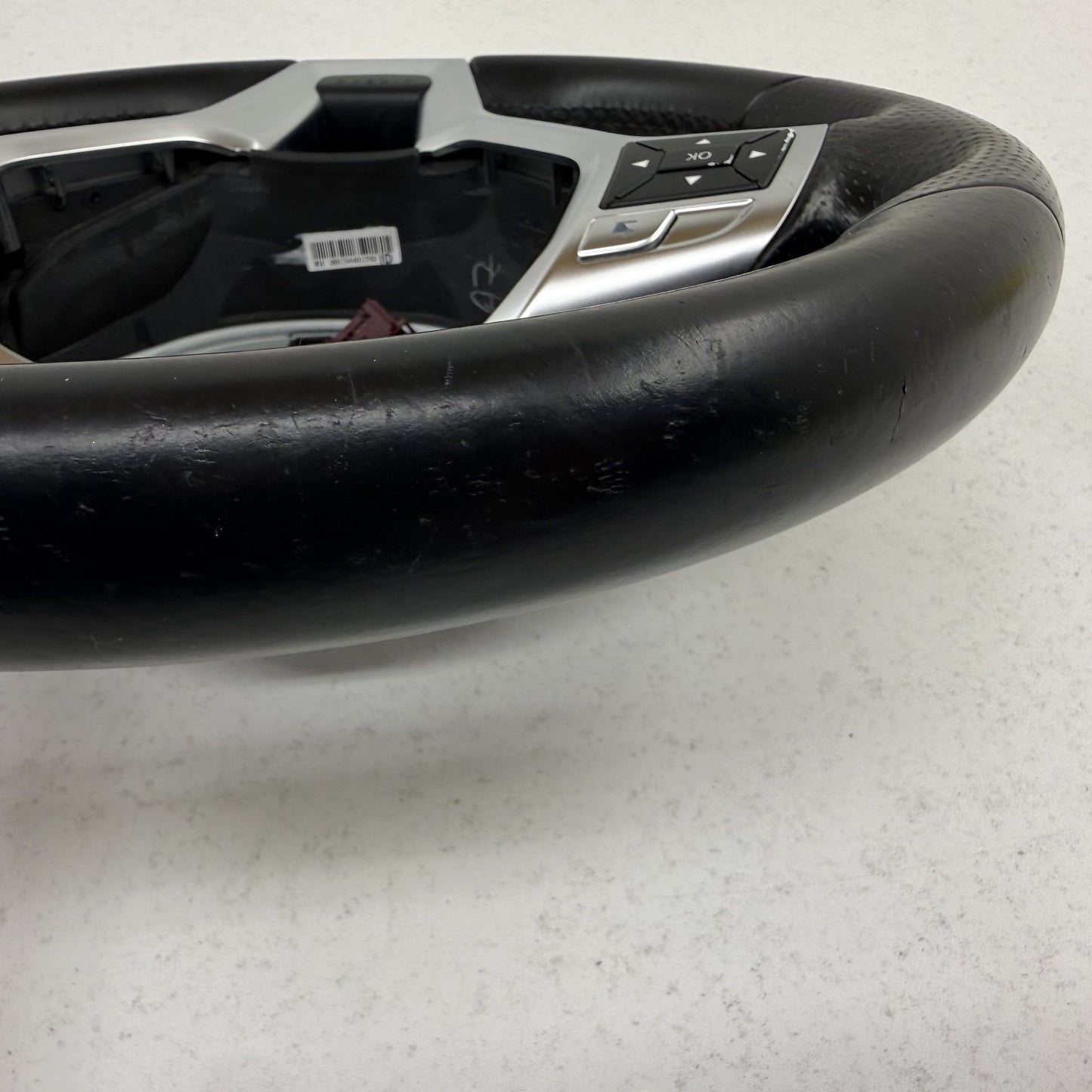 2012-2014 Mercedes-Benz C250 W204 Flat Bottom Sport Steering Wheel Black OEM