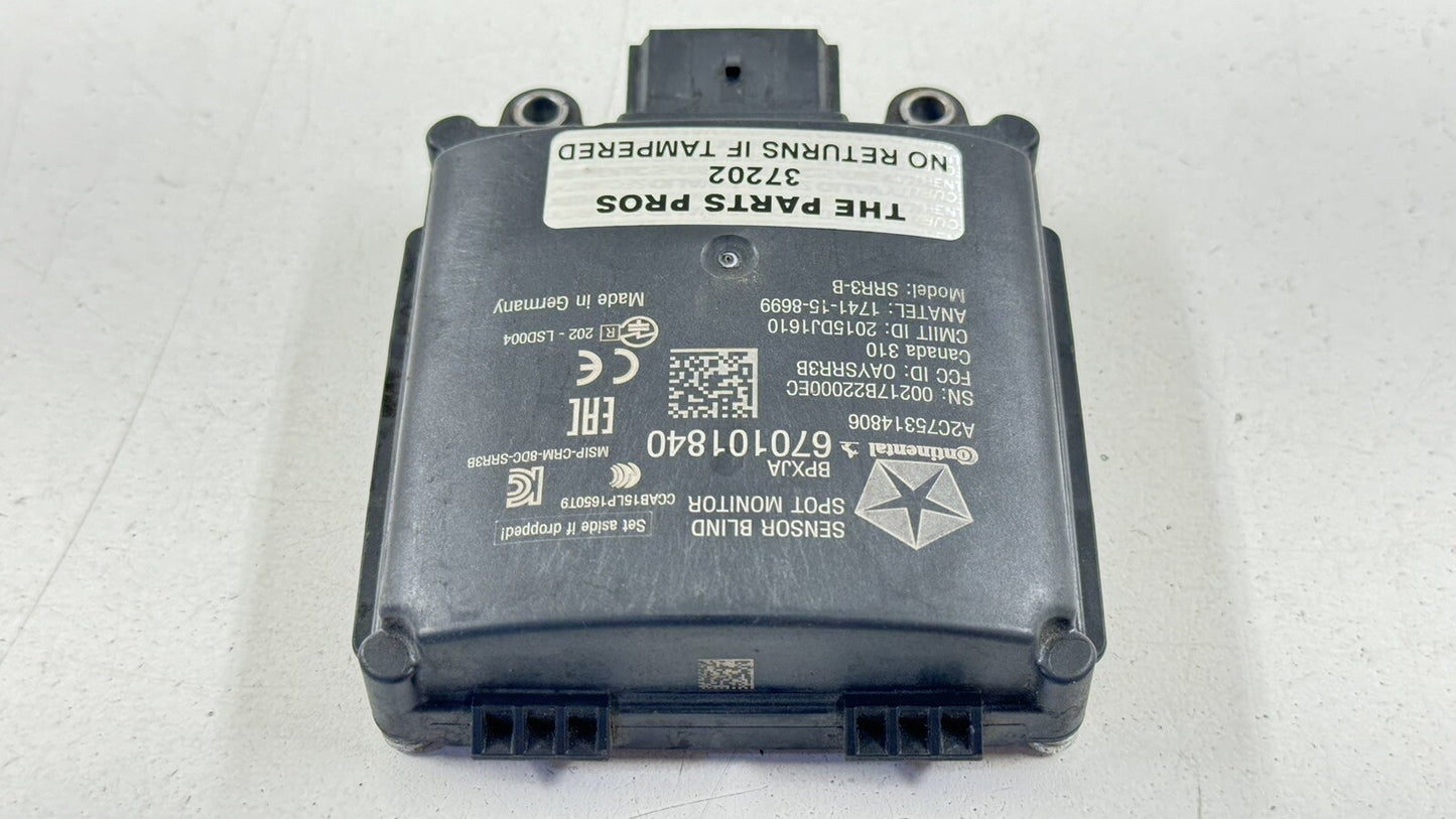 17-22 MASERATI GHIBLI REAR BLIND SPOT SENSOR RADAR MONITOR MODULE 670101840 OEM
