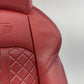18-24 Audi S4 S5 Passenger Right Front Sport Seat Upper Cushion Magma Red OEM