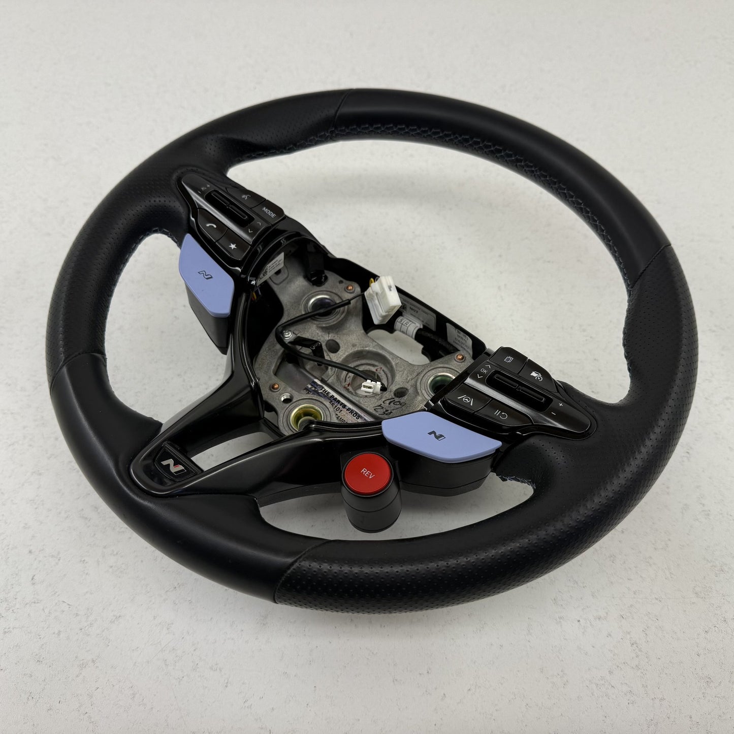 2022-2026 Hyundai Elantra N Manual Transmission Steering Wheel Leather Black OEM