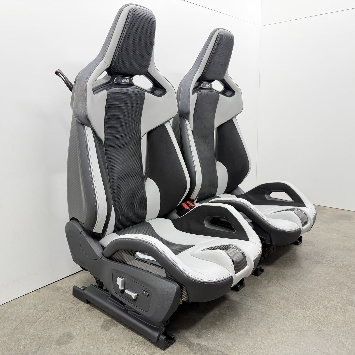 2021-2026 BMW M3 M4 G80 G82 Front Carbon Fiber Bucket Seat Pair Silverstone OEM