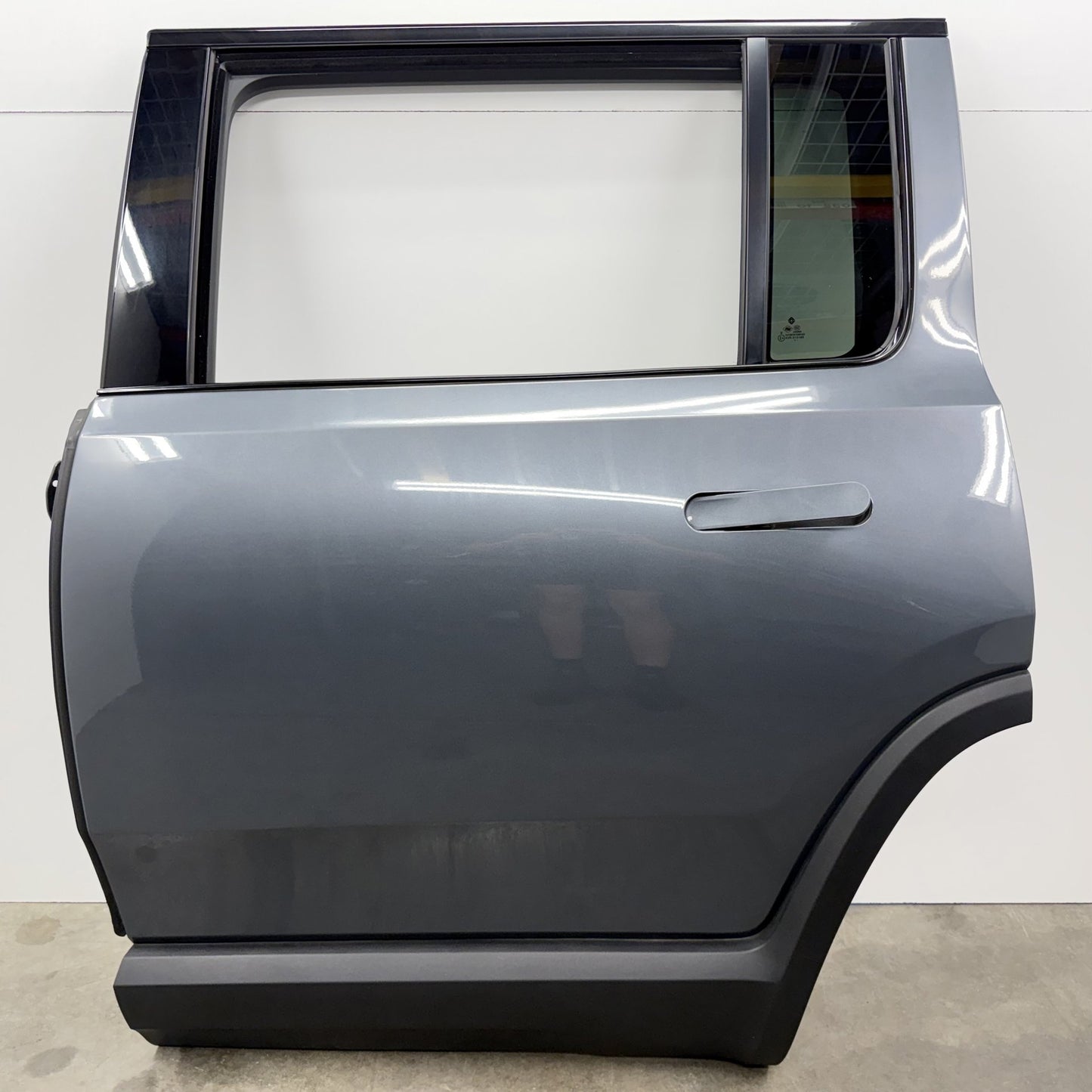 2022-2024 Rivian R1S Driver Left Rear Door Shell Complete W/ Glass OEM