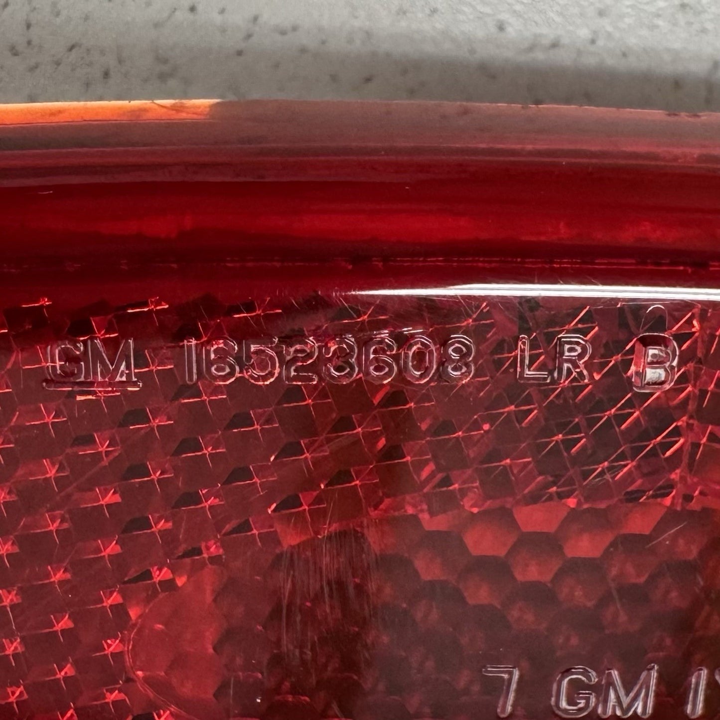 97-04 Chevrolet Corvette C5 Driver Left Rear Quarter Side Marker Light OEM