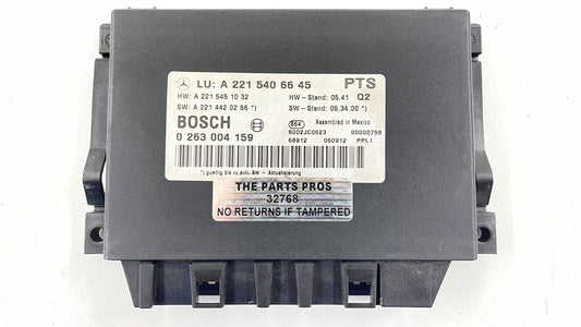 07-09 MERCEDES W221 S550 PARKTRONIC PARK ASSIST CONTROL MODULE 2218000248 OEM