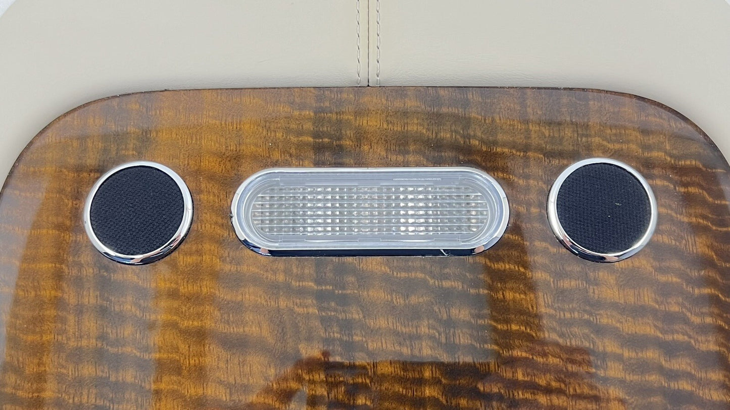 13-18 BENTLEY FLYING SPUR REAR OVERHEAD CONSOLE DOME LIGHT CONTROL PANEL OEM