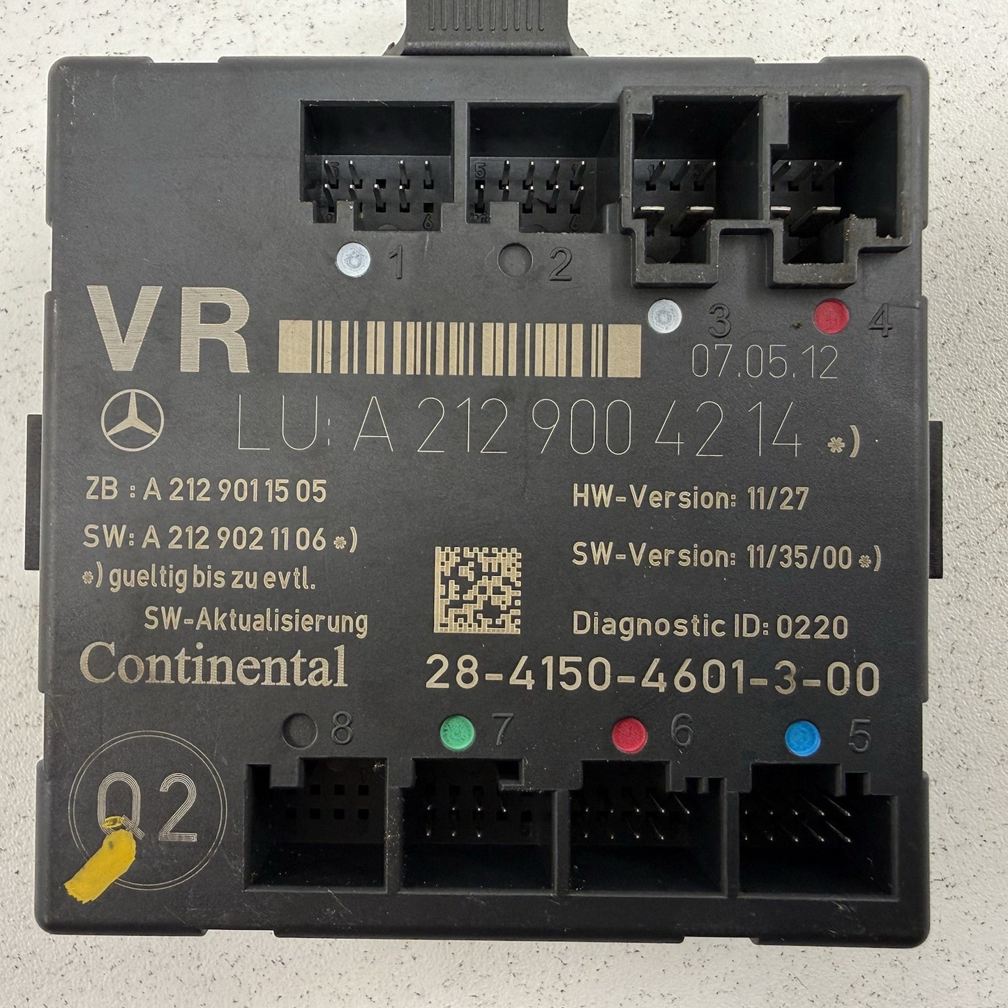 08-14 Mercedes W204 C250 Right Front Door Control Module 2129004214 OEM